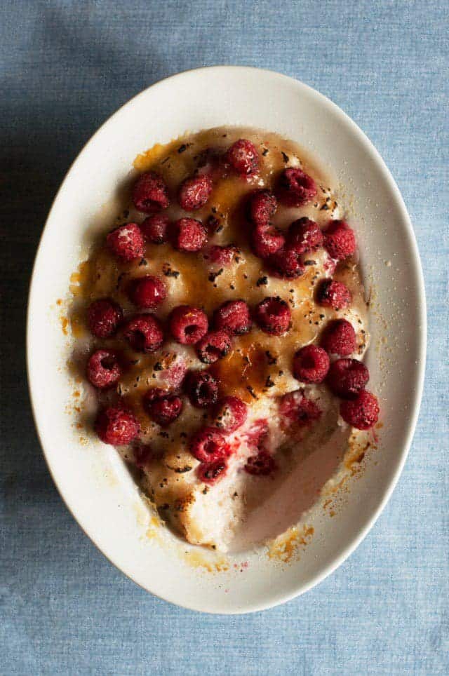 Raspberry Brûlée Rice Pudding