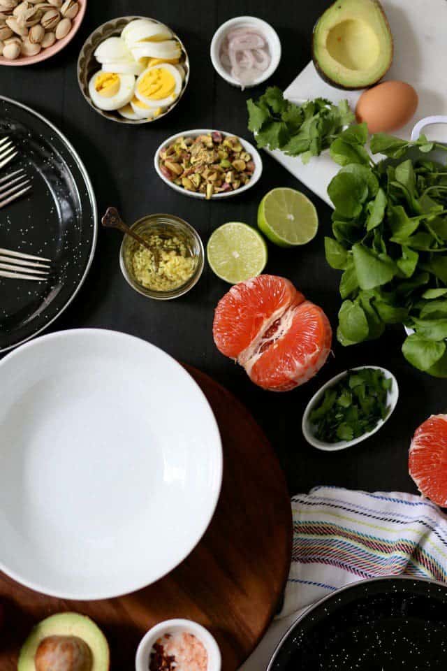 Watercress Grapefruit Salad and Alkalizing Green Soup