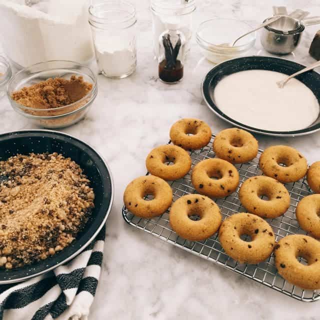 Mini Chocolate Chip Cookie Donuts