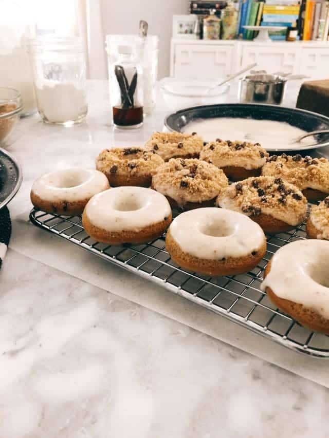 Mini Chocolate Chip Cookie Donuts