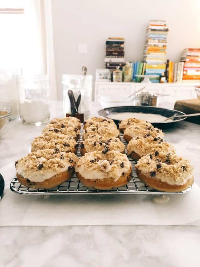 Mini Chocolate Chip Cookie Donuts