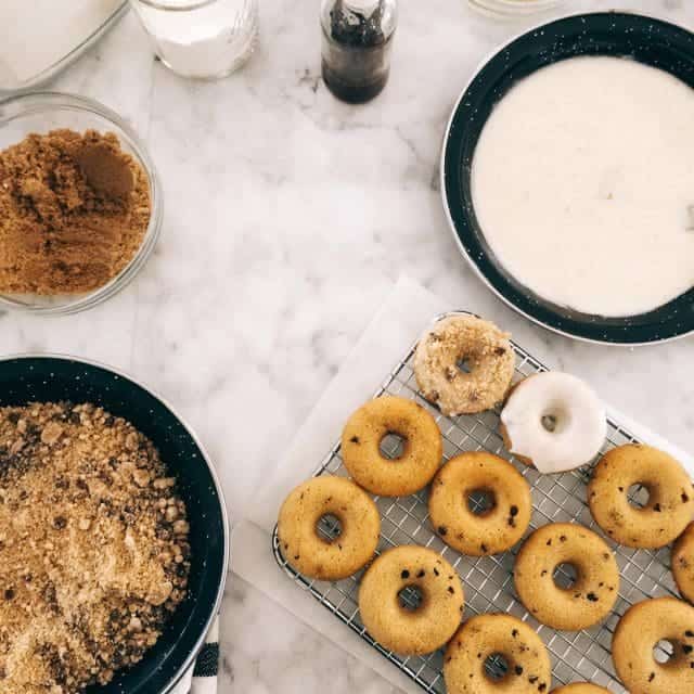 Mini Chocolate Chip Cookie Donuts