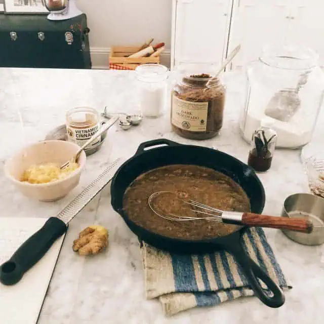 One-Skillet Dark and Stormy Banana Bread