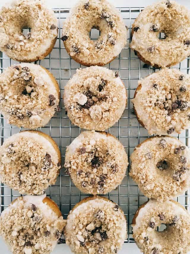 Mini Chocolate Chip Cookie Donuts