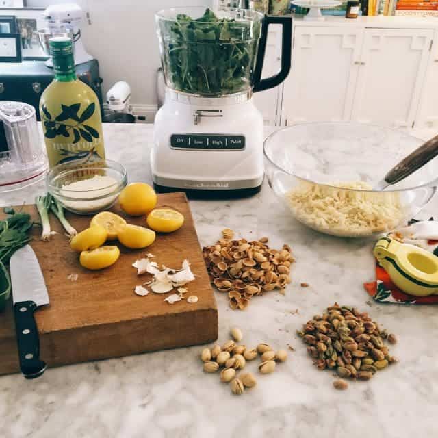 Kale Pesto Pasta Salad