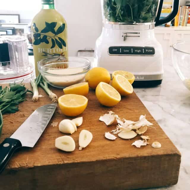 Kale Pesto Pasta Salad
