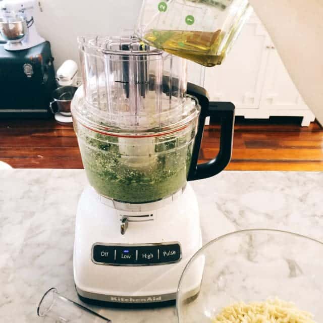 Kale Pesto Pasta Salad