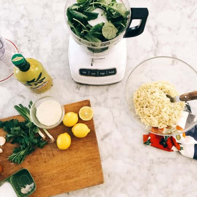 Kale Pesto Pasta Salad