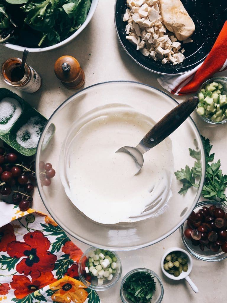 Grape and Herb Chicken Salad