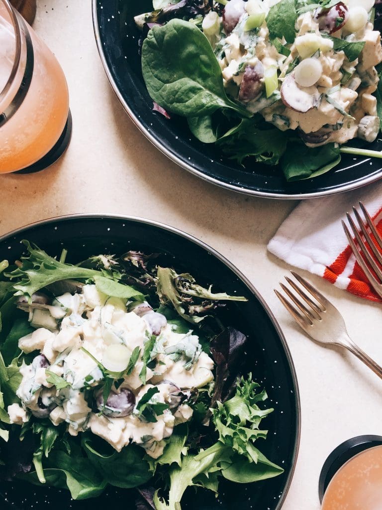 Grape and Herb Chicken Salad