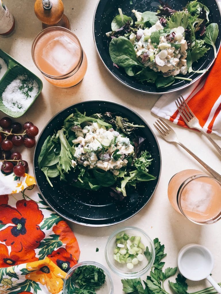 Grape and Herb Chicken Salad