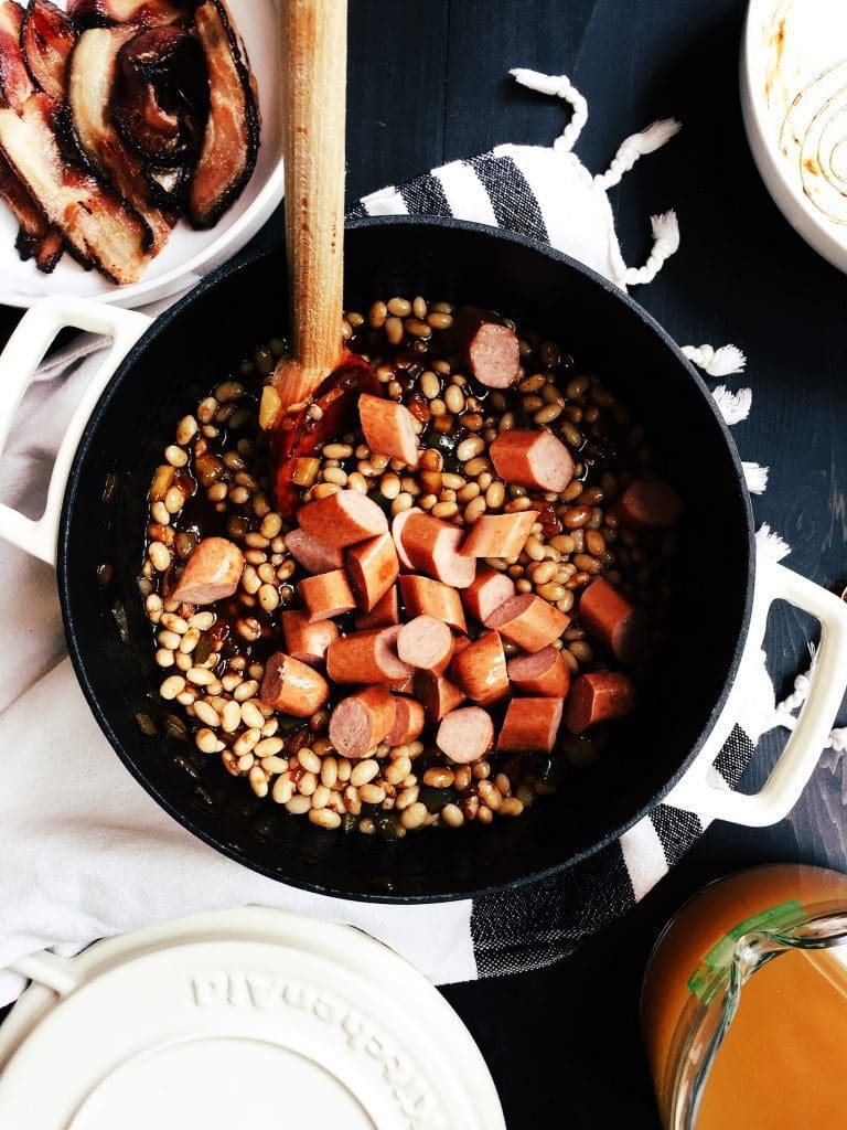 Homemade Franks and Beans