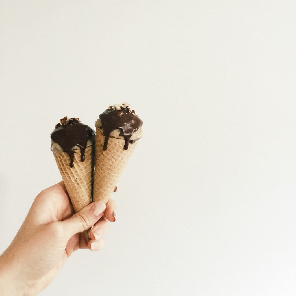 Mostly Chocolate Chip Cookie Dough Homemade Drumsticks