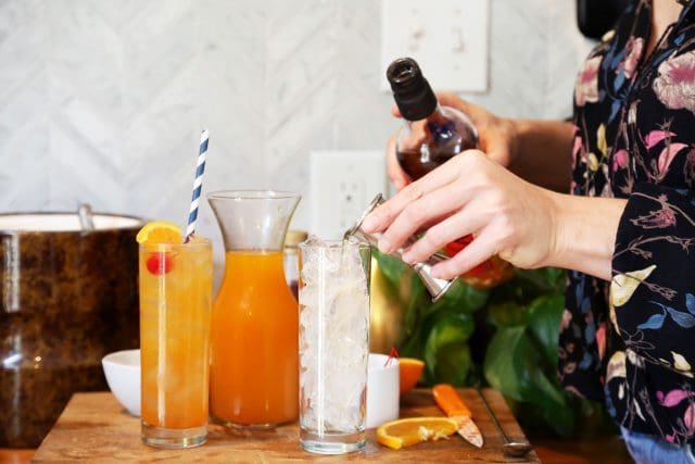The Bakehouse Brunch: Classic Hurricane Cocktail and Brandy Milk Punch