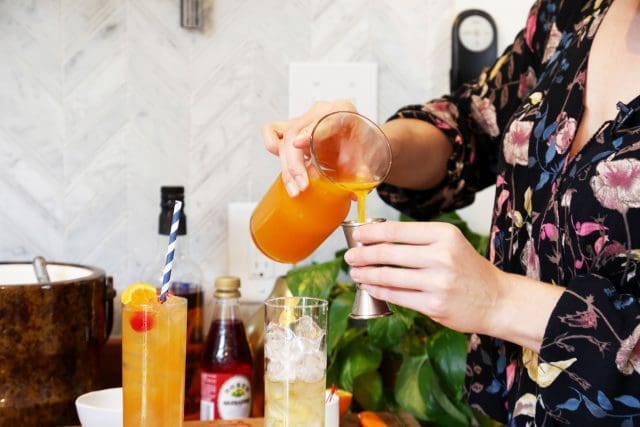 The Bakehouse Brunch: Classic Hurricane Cocktail and Brandy Milk Punch
