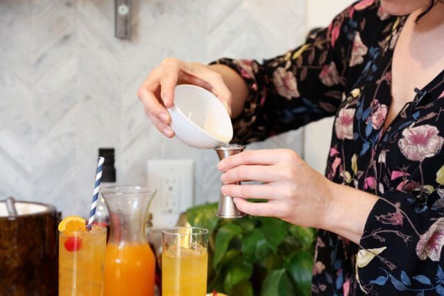 The Bakehouse Brunch: Classic Hurricane Cocktail and Brandy Milk Punch