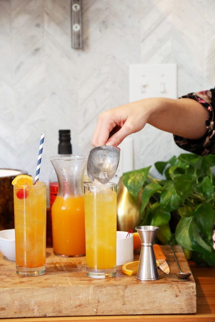 The Bakehouse Brunch: Classic Hurricane Cocktail and Brandy Milk Punch