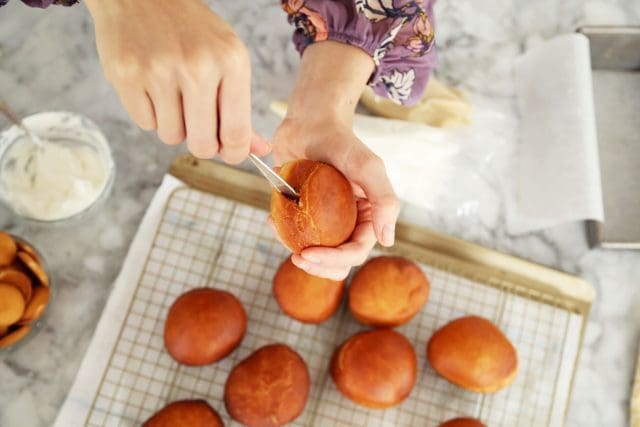 Banana Cream Pie Doughnuts
