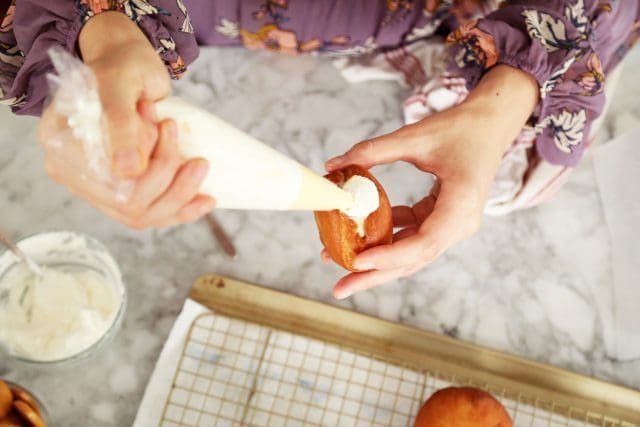Banana Cream Pie Doughnuts