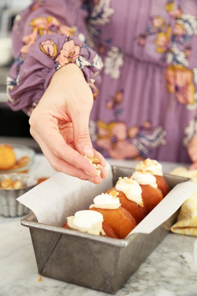 Banana Cream Pie Doughnuts