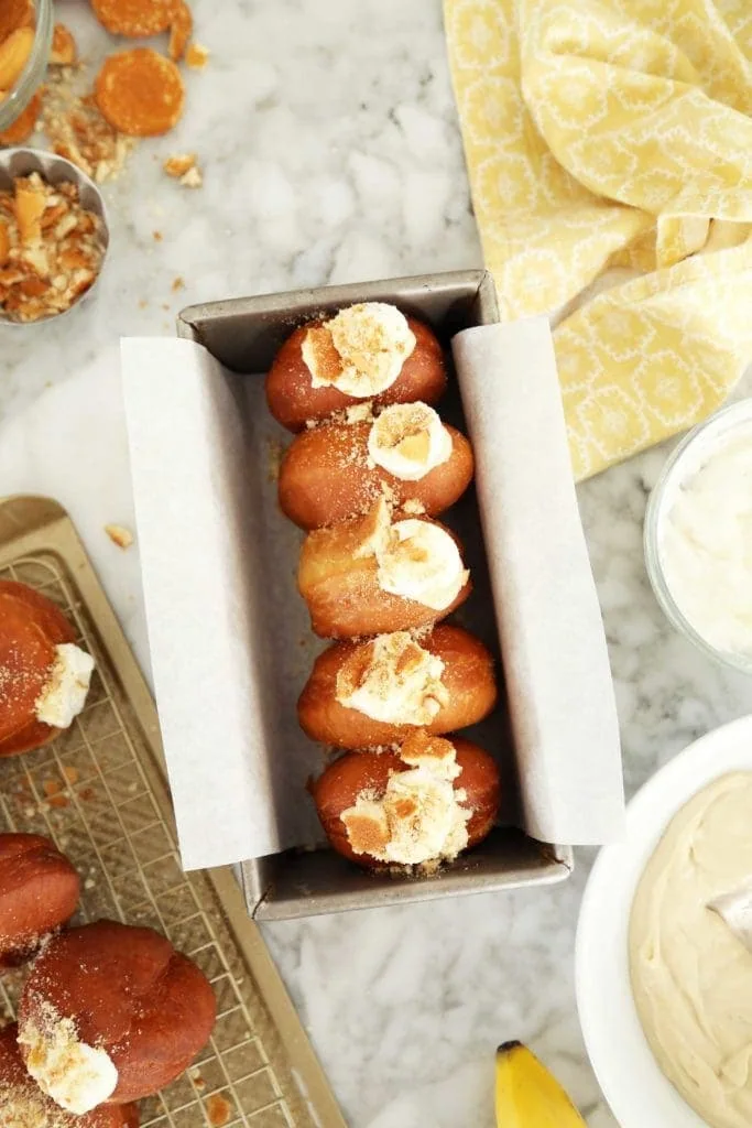 Banana Cream Pie Doughnuts