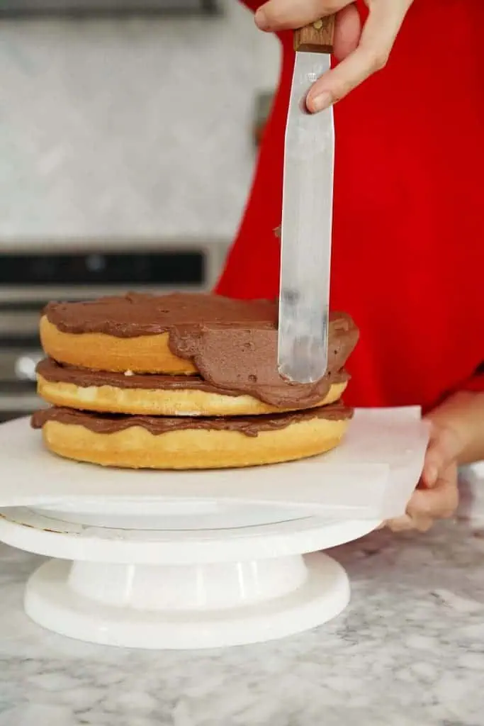 How To Frost A Three Layer Cake