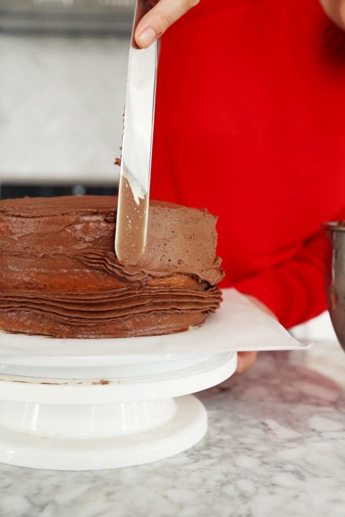 How To Frost A Three Layer Cake