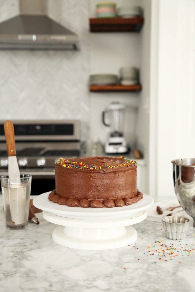 How To Frost A Three Layer Cake