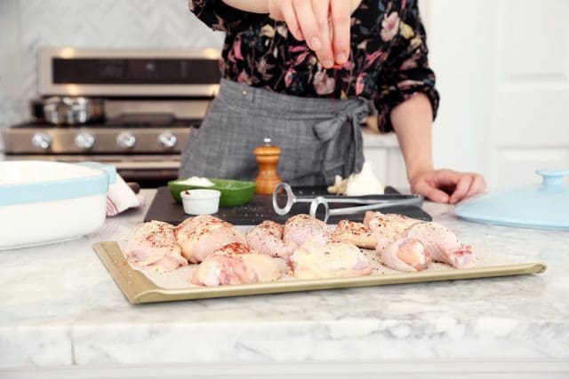 Crisp Butter Roasted Chicken and Fresh Corn Johnny Cakes