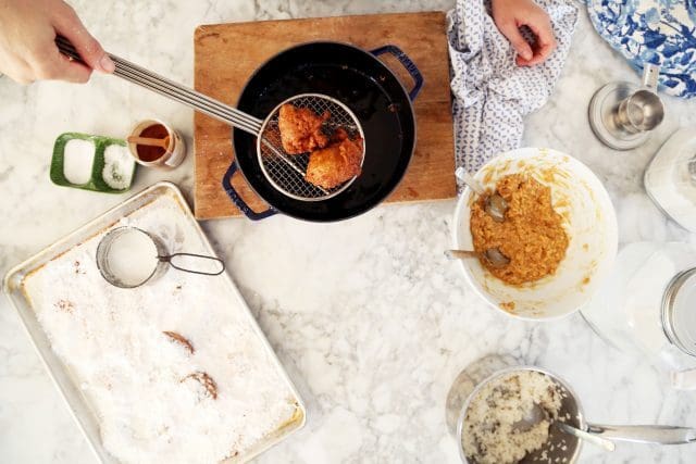 Pumpkin Spice New Orleans Fried Rice Cakes