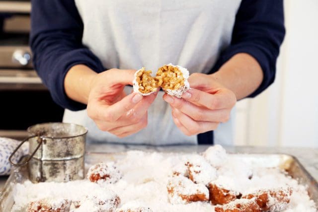 Pumpkin Spice New Orleans Fried Rice Cakes
