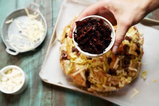 Mediterranean Pull Apart Bread