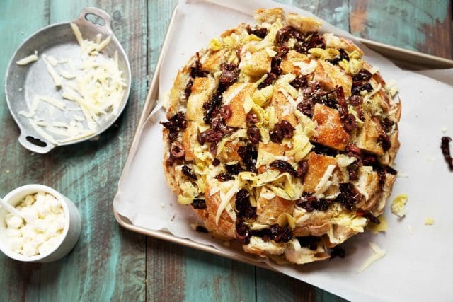 Mediterranean Pull Apart Bread