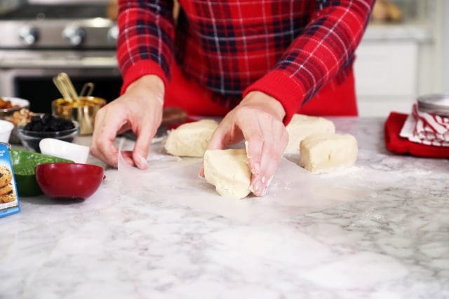 Fruit Cake Rugelach Cookies