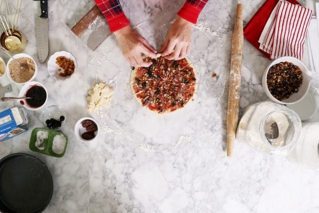 Fruit Cake Rugelach Cookies
