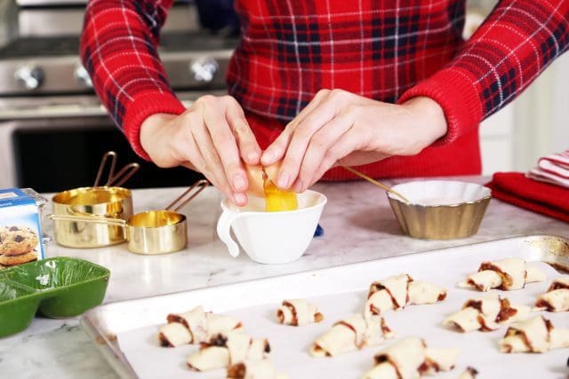 Fruit Cake Rugelach Cookies