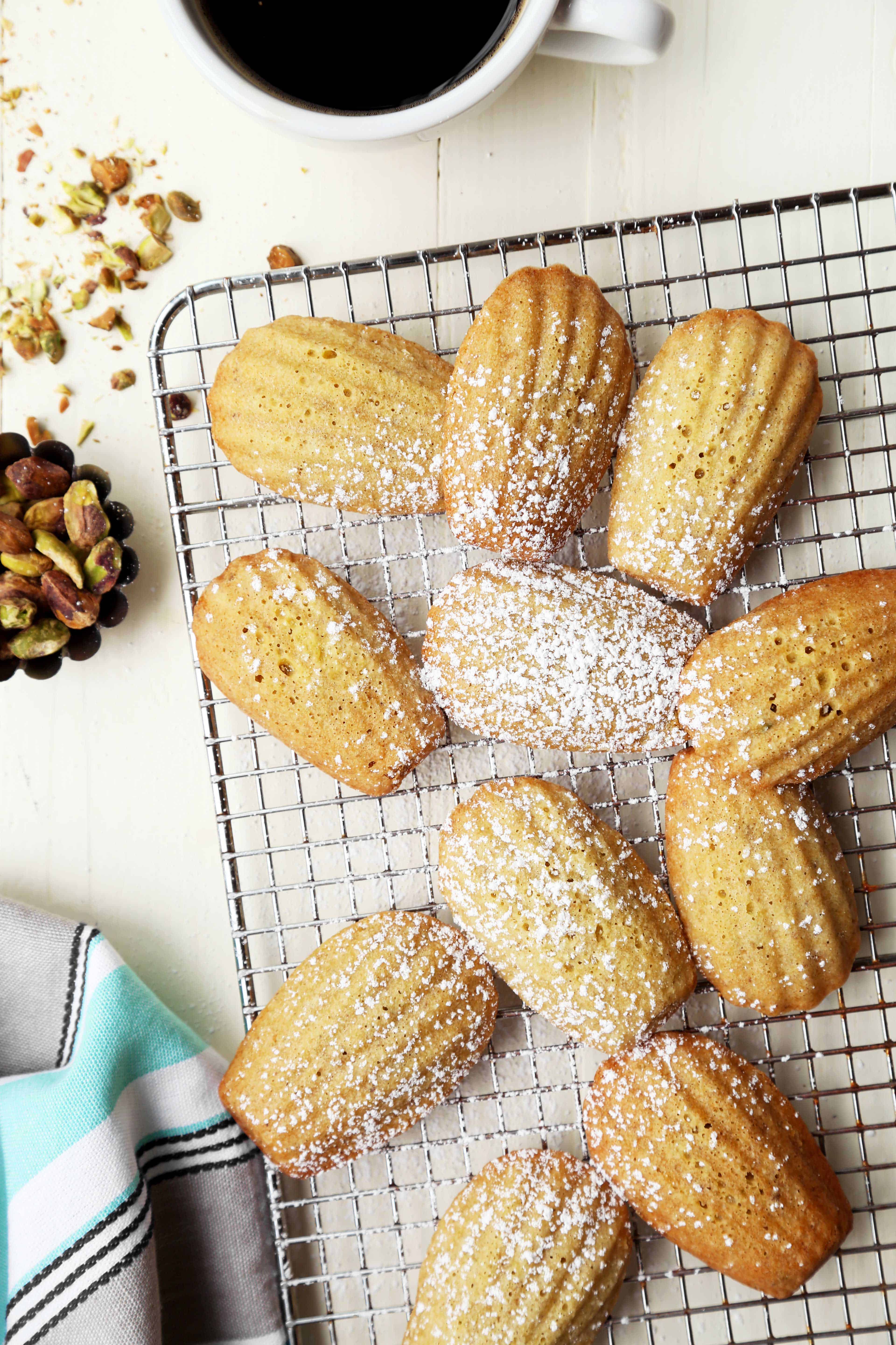 Tartine's Gluten Free Pistachio Madeleines