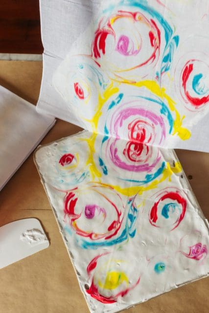lifting bandana off dyed shaving cream for dyed bandanas