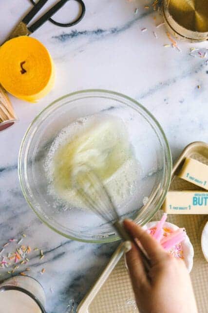 whisking egg whites for birthday cake recipes