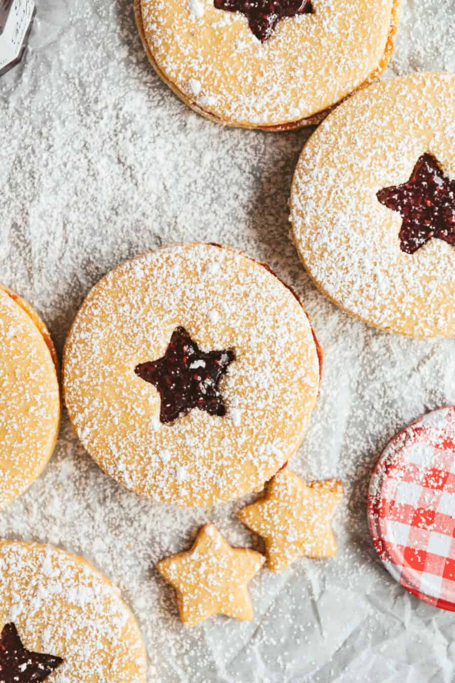 Giant Cornmeal Linzer Cookie Recipe