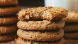 a short stack of Peanut Butter Cookies