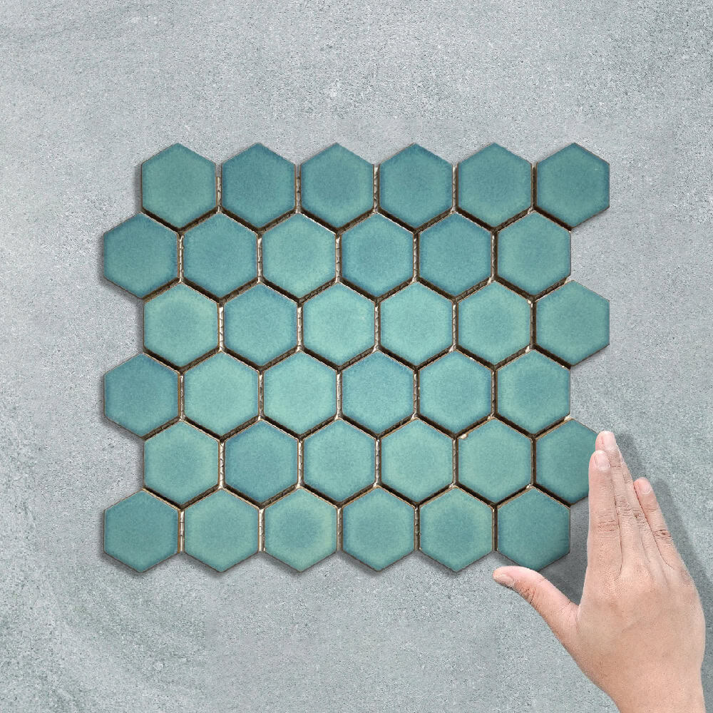 HEX MEDIUM CRYSTAL GREEN - MOSAIC