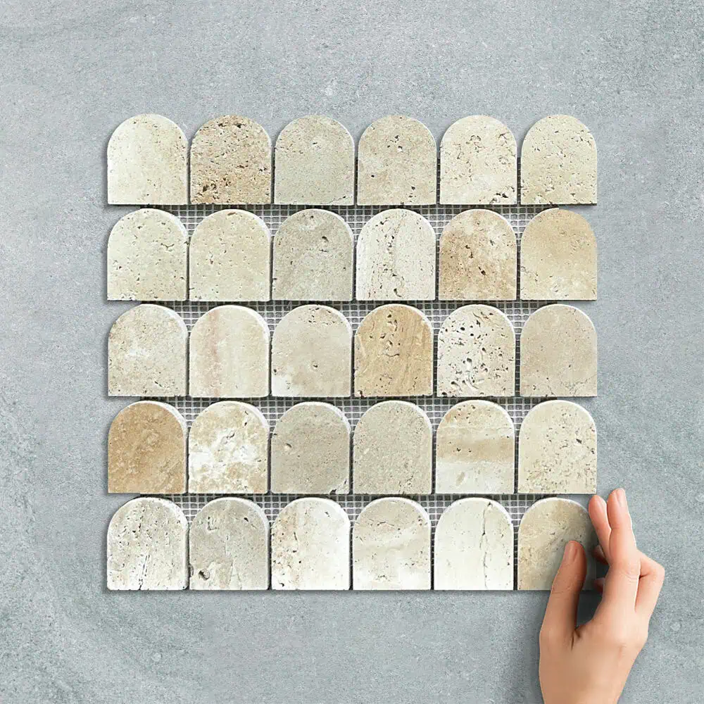ARCH TRAVERTINE- MARBLE+ MOSAIC