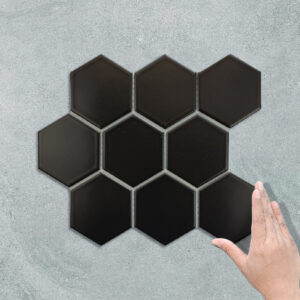 HEXAGON BLACK - MOSAIC