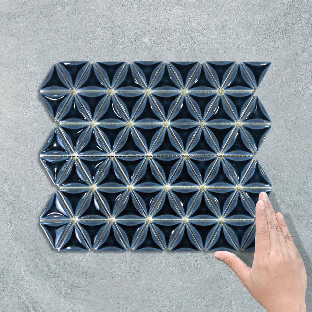 MINI TRIANGLE DARK BLUE - MOSAIC