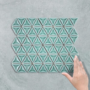 MINI TRIANGLE GREEN - MOSAIC