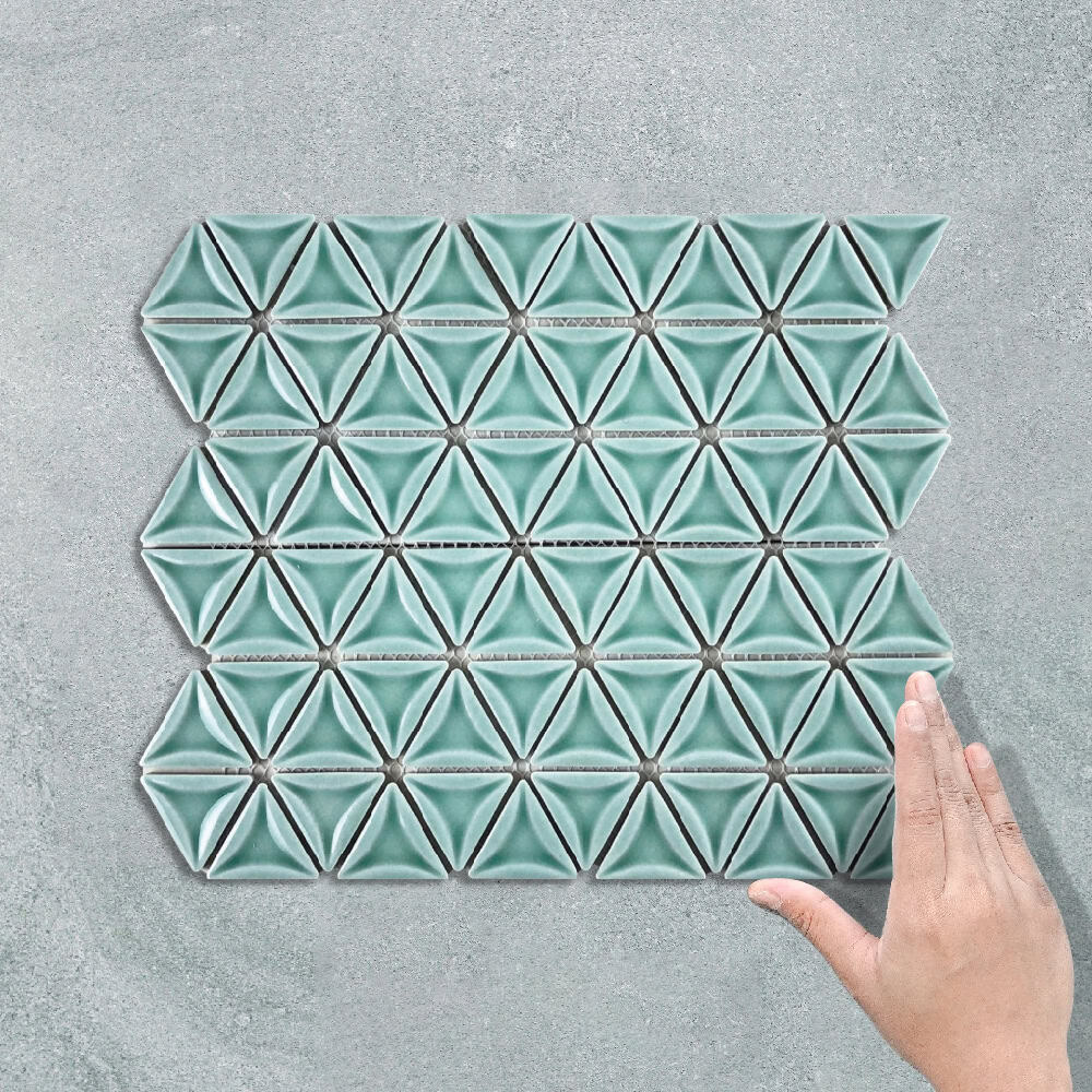 MINI TRIANGLE GREEN - MOSAIC