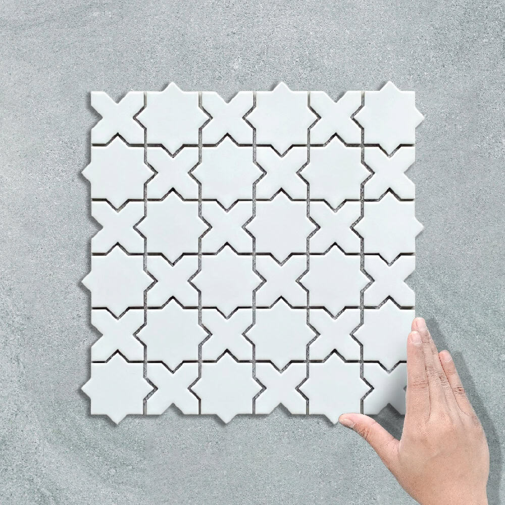 STAR CROSS WHITE - MOSAIC