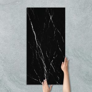 CALACATTA BLACK - MARBLE LOOK TILE