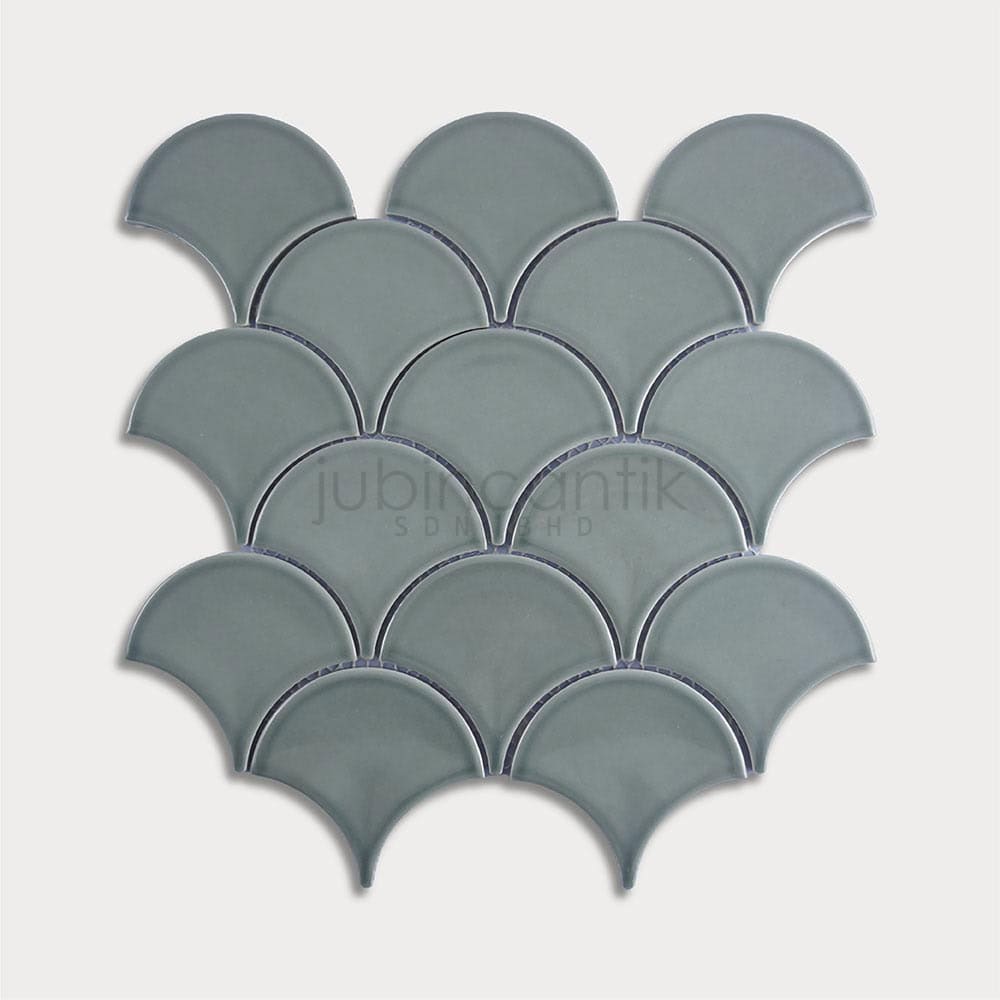 Hover image for FISHSCALE XL PICKLE GREEN - MOSAIC